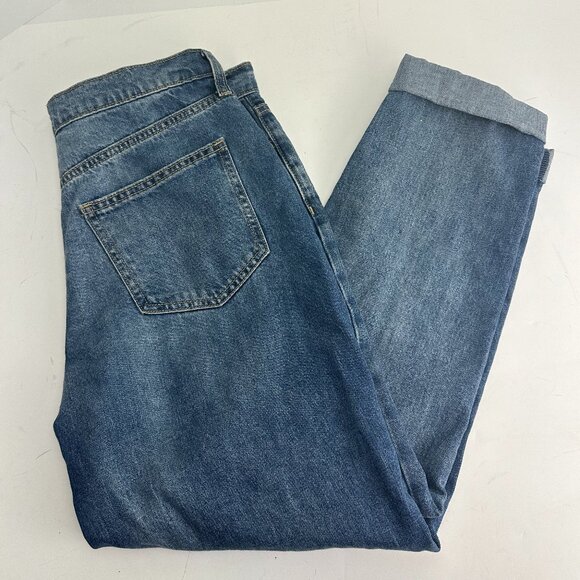 Universal Thread Women's High-Rise Boyfriend Jeans Medium Wash 4/27, Medium Blue - Picture 6 of 8